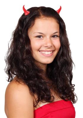 Opakowanie Rogi diabła - spinki 2szt