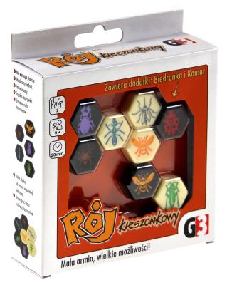 Opakowanie Rój kieszonkowy z dodatkami Komar i Biedronka G3