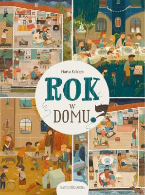 Rok w domu. Autor: Kulesza Marta. SmakLiter.pl Okładka książki Rok w domu