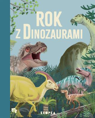 Okładka książki Rok z dinozaurami