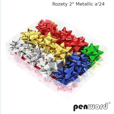 Opakowanie Rozety metallic (24szt)