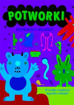 Okładka książki Rozwiązuj i koloruj. Potworki