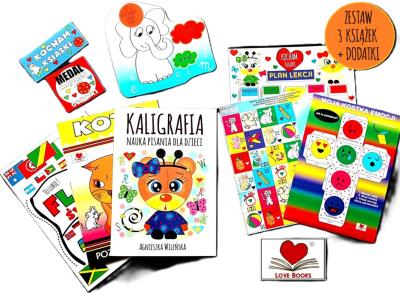 Okładka książki Rozwój przez zabawę. Zestaw 3 książek z dodatkami