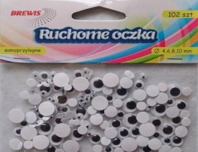 Opakowanie Ruchome oczka 102szt