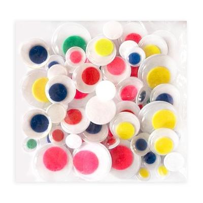 Okładka książki Ruchome oczka mix - kolorowe 75szt.