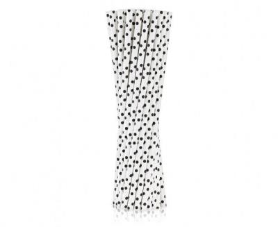 Opakowanie Rurki papierowe czarne groszki 6x197mm 250sz