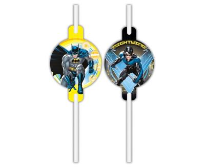 Opakowanie Rurki papierowe z medalionem Batman 4szt