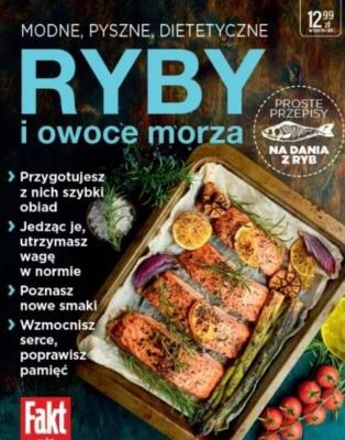 Ryby i owoce morza. Modne, pyszne, dietetyczne. Autor:   Praca zbiorowa. SmakLiter.pl Okładka książki Ryby i owoce morza. Modne, pyszne, dietetyczne