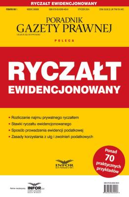Ryczałt ewidencjonowany Podatki 1/2024. Autor:   Praca zbiorowa. SmakLiter.pl Okładka książki Ryczałt ewidencjonowany Podatki 1/2024