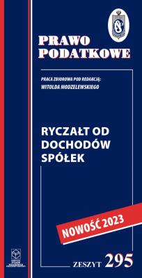 Okładka książki Ryczałt od dochodów spółek