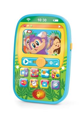 Rymujący smartfon Małpka. Wydawca: Dumel. SmakLiter.pl Opakowanie Rymujący smartfon Małpka