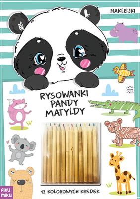 Rysowanki pandy Matyldy. Autor:   Praca zbiorowa. SmakLiter.pl Okładka książki Rysowanki pandy Matyldy