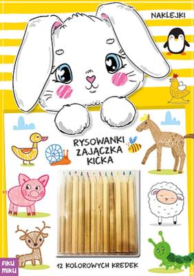 Rysowanki zajączka Kicka. Autor: Opracowanie zbiorowe. SmakLiter.pl Okładka książki Rysowanki zajączka Kicka