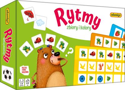 Rytmy zbiory i kolory. Wydawca: Adamigo. SmakLiter.pl Opakowanie Rytmy zbiory i kolory