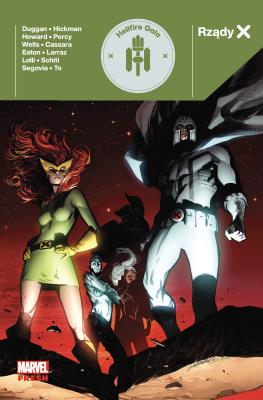 Rządy X. Hellfire Gala. Autor: Jonathan Hickman, Gerry Duggan, Percy Benjamin, Howard Tini, Wells Zeb, Vita Ayala, Marcus To, Pepe Larraz, Segovia Stephen, MATTEO LOLLI, Russell Dauterman, Joshua Cassara, Alberto Foche, Alex Lins. SmakLiter.pl Okładka książki Rządy X. Hellfire Gala