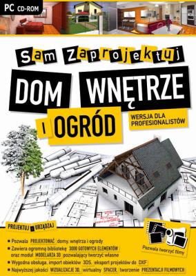 Sam zaprojektuj dom wnętrze i ogród. Wydawca: L.K. Avalon. SmakLiter.pl Opakowanie Sam zaprojektuj dom wnętrze i ogród