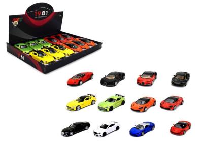 Opakowanie Samochód metalowy Sport 1:36