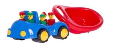 Opakowanie Samochód Ptyś z ludzikami