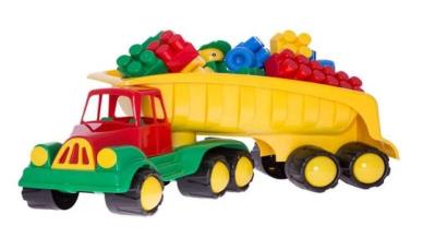 Opakowanie Samochód z naczepą i klockami MIX