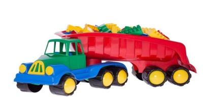 Opakowanie Samochód z naczepą i klockami MIX
