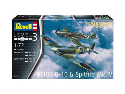 Opakowanie Samolot 1:72 Me BF-109G-10 & Spitfire Mk.V