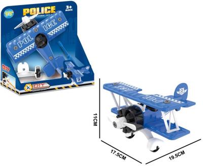 Opakowanie Samolot dwupłatowy policyjny rozkręcany