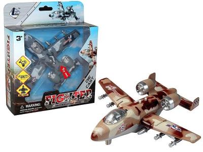 Opakowanie Samolot metalowy światło i dźwięk