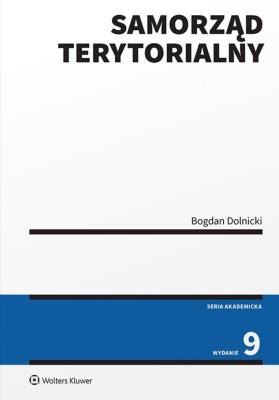 Samorząd terytorialny. Autor: Bogdan Dolnicki. SmakLiter.pl Okładka książki Samorząd terytorialny