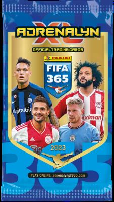 Saszetka 6 kart Fifa 365 Adrenalyn XL 2023. Wydawca: Panini. SmakLiter.pl Opakowanie Saszetka 6 kart Fifa 365 Adrenalyn XL 2023