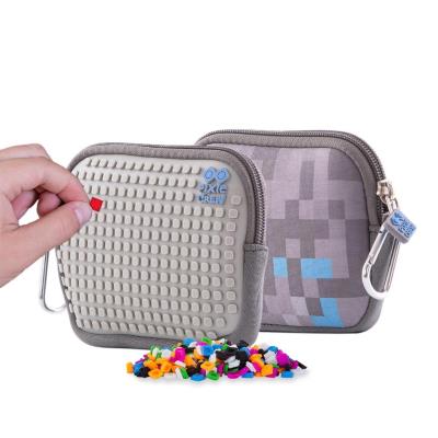 Opakowanie Saszetka na suwak z szarym panelem