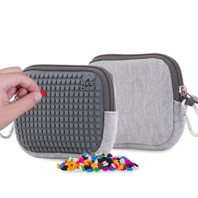 Opakowanie Saszetka na suwak z szarym panelem