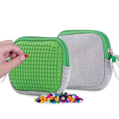 Opakowanie Saszetka na suwak z zielonym panelem