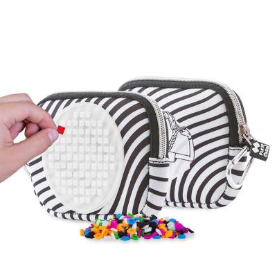 Opakowanie Saszetka na suwak Zebra Świecący w Ciemności