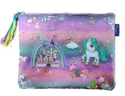 Opakowanie Saszetka na zamek Jednorożec konfetti