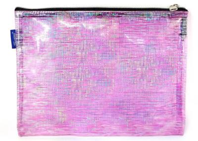 Opakowanie Saszetka na zamek różowa przezroczysta