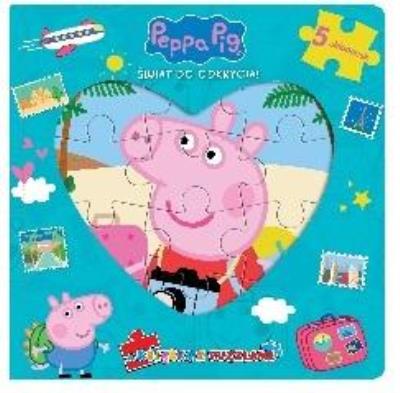 ŚĄwinka Pep. Książka z puzzlami. Świat do odkrycia. Autor:   Praca zbiorowa. SmakLiter.pl Okładka książki ŚĄwinka Pep. Książka z puzzlami. Świat do odkrycia