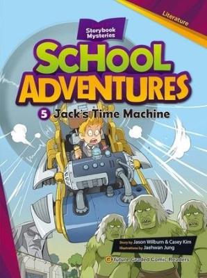 Okładka książki School Adventures Level 2 cz.5 Jack's Time... + CD