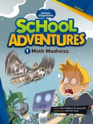 Okładka książki School Adventures Level 3 cz.1 Moth Madness + CD