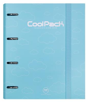 Segregator A4 4R Coolpack Pastel z kartkami niebieski. Wydawca: Patio. SmakLiter.pl Opakowanie Segregator A4 4R Coolpack Pastel z kartkami niebieski