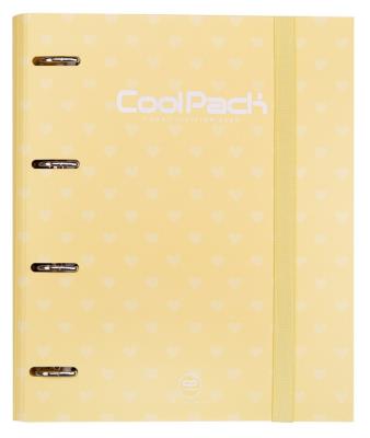 Segregator A4 4R Coolpack Pastel z kartkami żółty. Wydawca: Patio. SmakLiter.pl Opakowanie Segregator A4 4R Coolpack Pastel z kartkami żółty