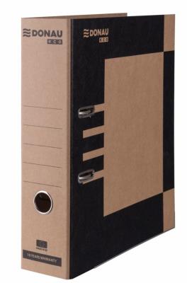 Segregator A4/80mm brązowo-czarny. Wydawca: Donau. SmakLiter.pl Opakowanie Segregator A4/80mm brązowo-czarny