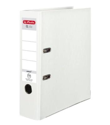 Okładka książki Segregator A4 8cm PP biały Q file