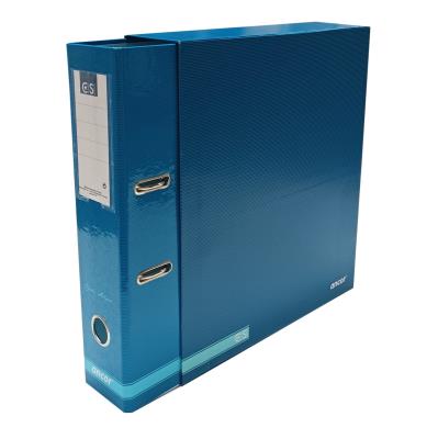 Opakowanie Segregator A4 z dźwignią z pudełkiem classic stripes niebieski