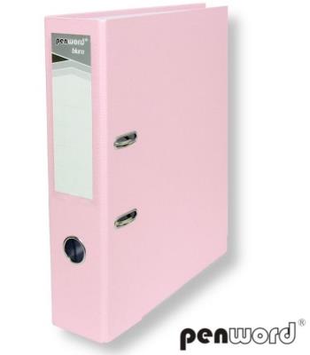 Opakowanie Segregator A4 z okuciem 7,5cm różowy pastelowy