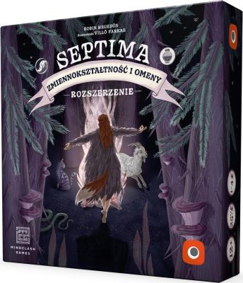 Septima: Zmiennoksztność i Omeny PORTAL. Wydawca: Portal Games. SmakLiter.pl Opakowanie Septima: Zmiennoksztność i Omeny PORTAL