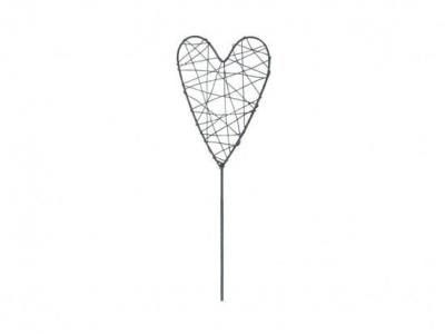Opakowanie Serce na piku metalowe 48cm