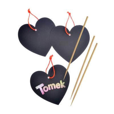 Opakowanie Serduszka zawieszki zdrapka 3szt