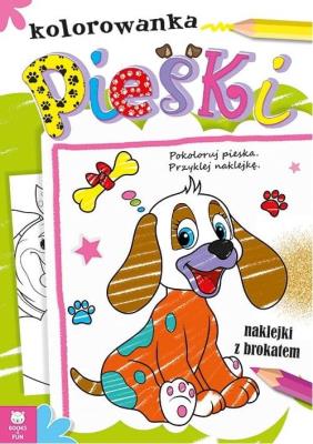 Okładka książki Seria z brokatem Pieski