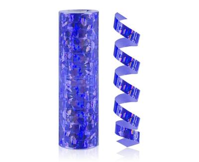 Opakowanie Serpentyna holograficzna granatowa 4m