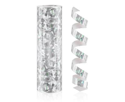 Opakowanie Serpentyna holograficzna srebrna 4m